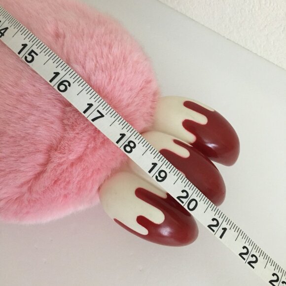 TAiTo Gloomy Bloody Bear Arm Soft Stuffed Toy Key Chain Pink - Picture 7 of 9